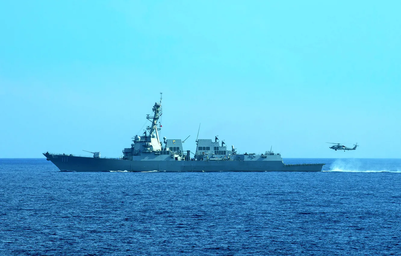 Фото обои эскадренный, миноносец, USS Spruance