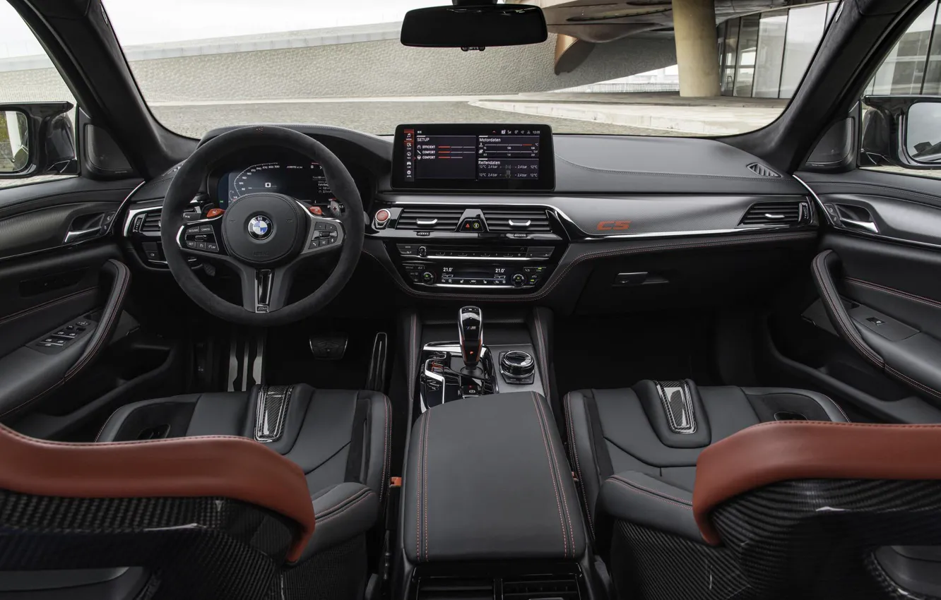 Фото обои дизайн, интерьер, руль, БМВ, дисплей, design, interior, steering wheel