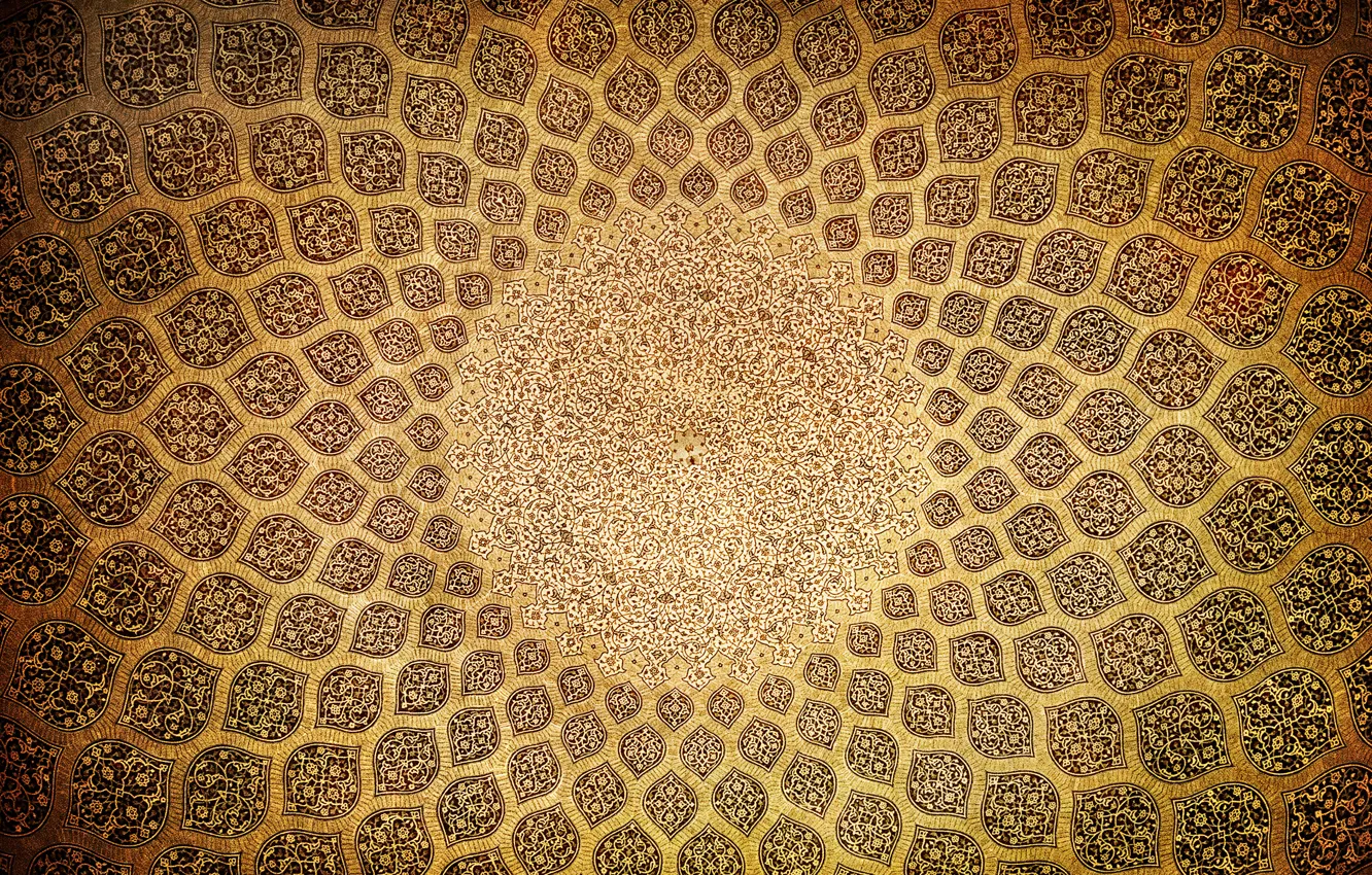 Фото обои мечети, Купол, восточные украшения