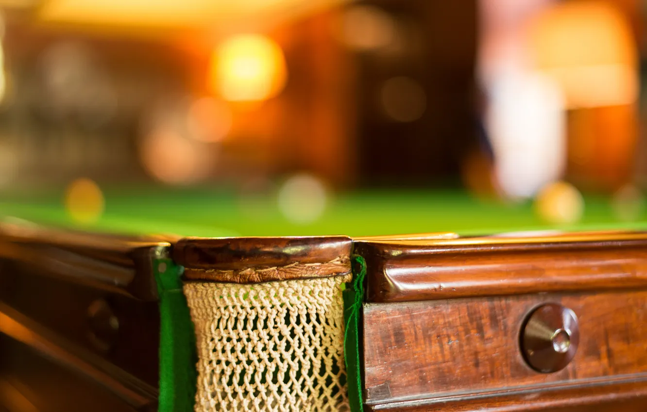 Фото обои макро, стол, спорт, Snooker