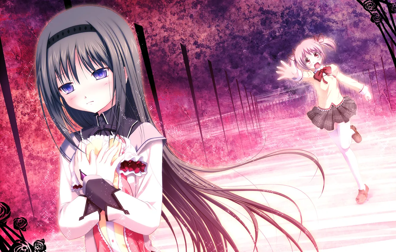 Фото обои грусть, фон, аниме