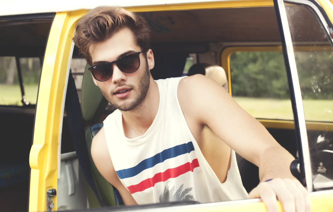 Фото обои очки, мужчина, парень, Bailey Sondag