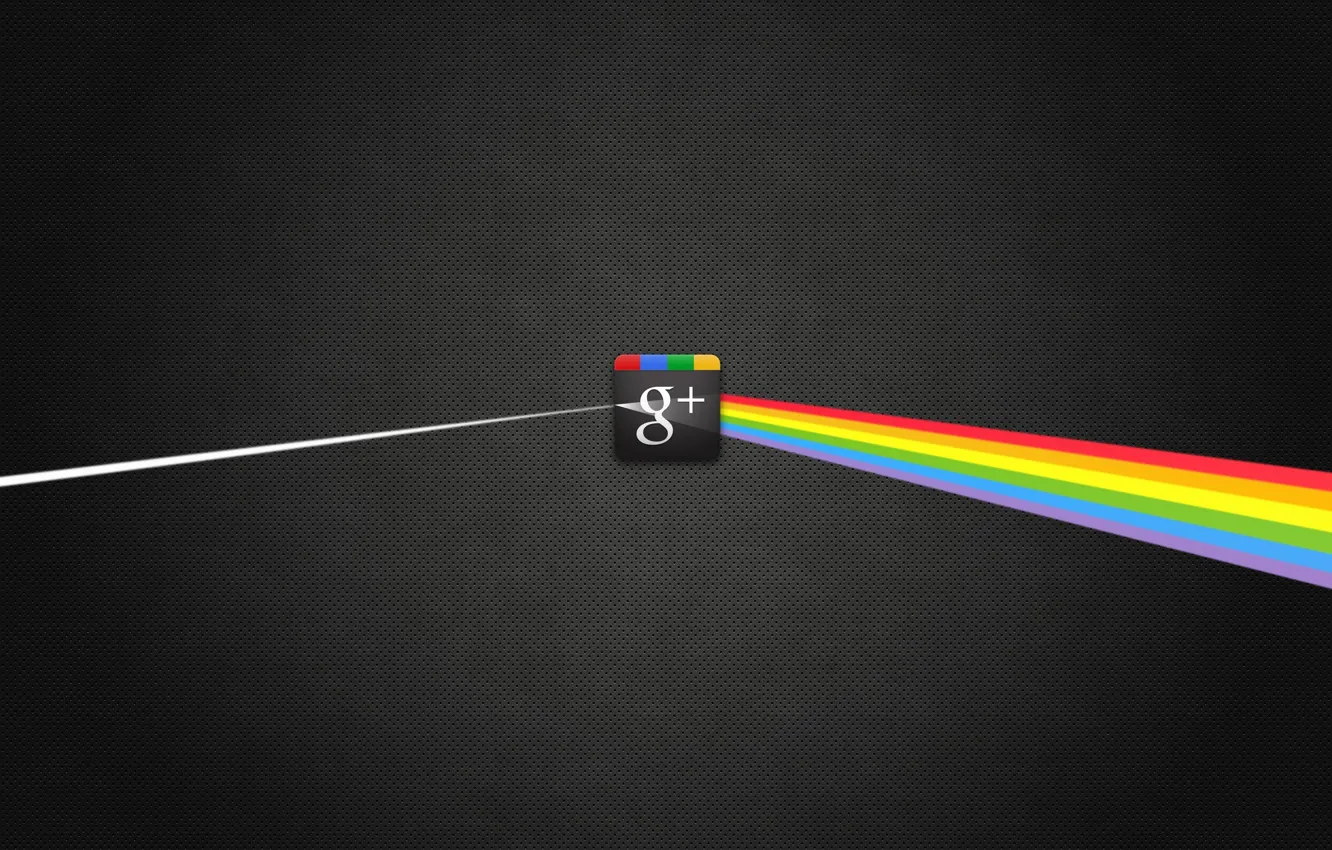 Фото обои цвета, радуга, спектр, Google, Гугл, Google+