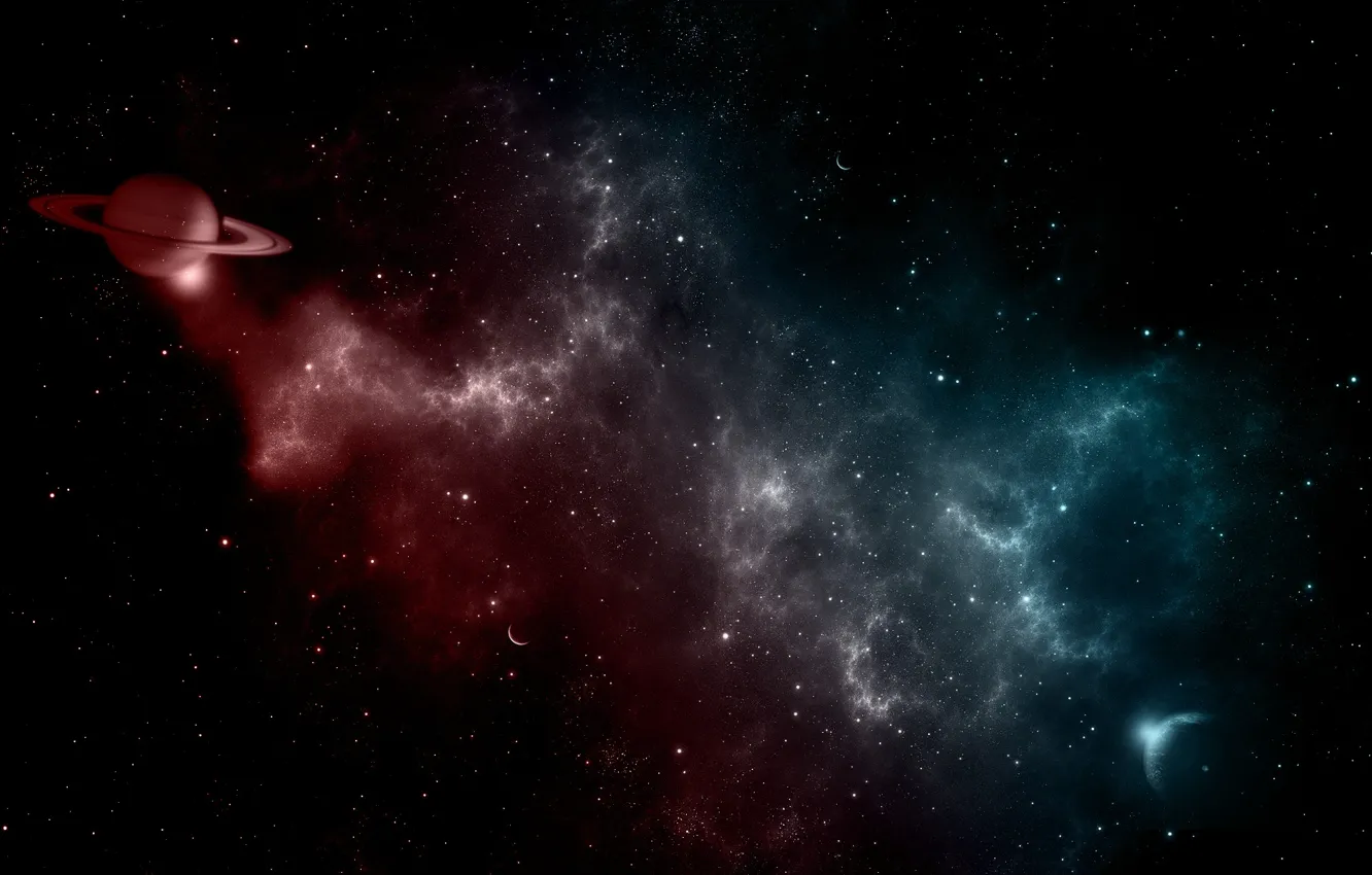 Фото обои космос, звезды, свет, краски, планеты, colors, галактика, space