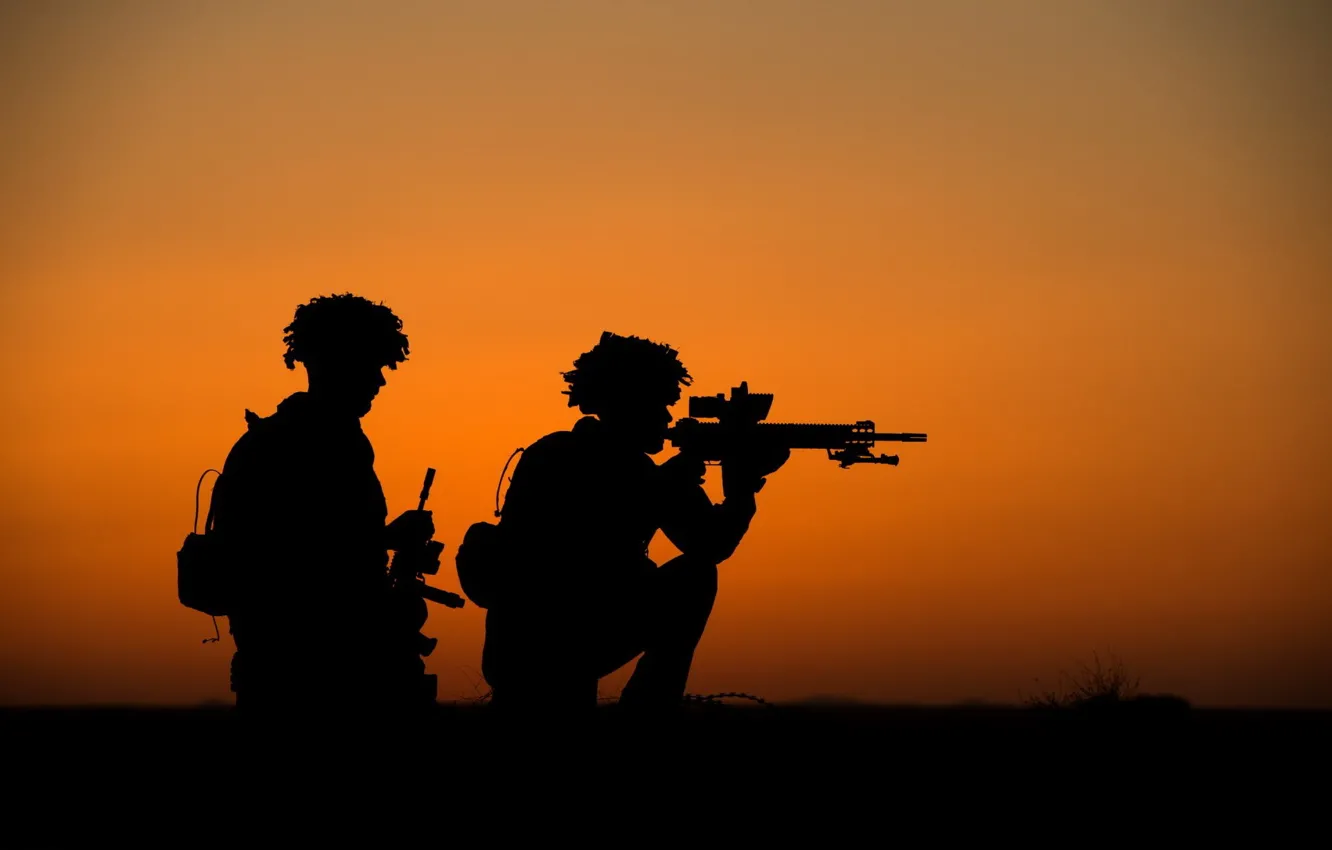 Фото обои оружие, армия, солдаты