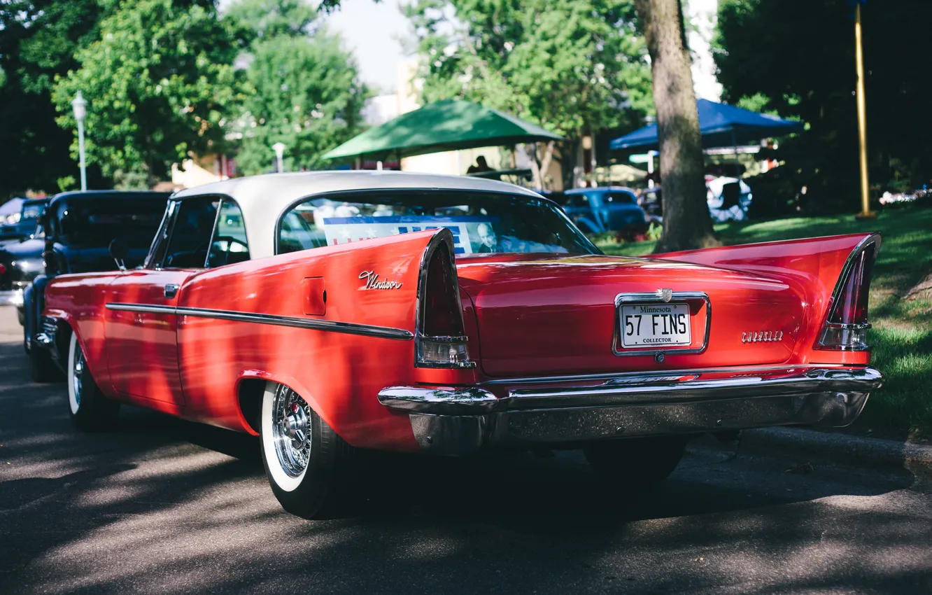 Фото обои ретро, классика, 1957-1958, Chrysler Windsor