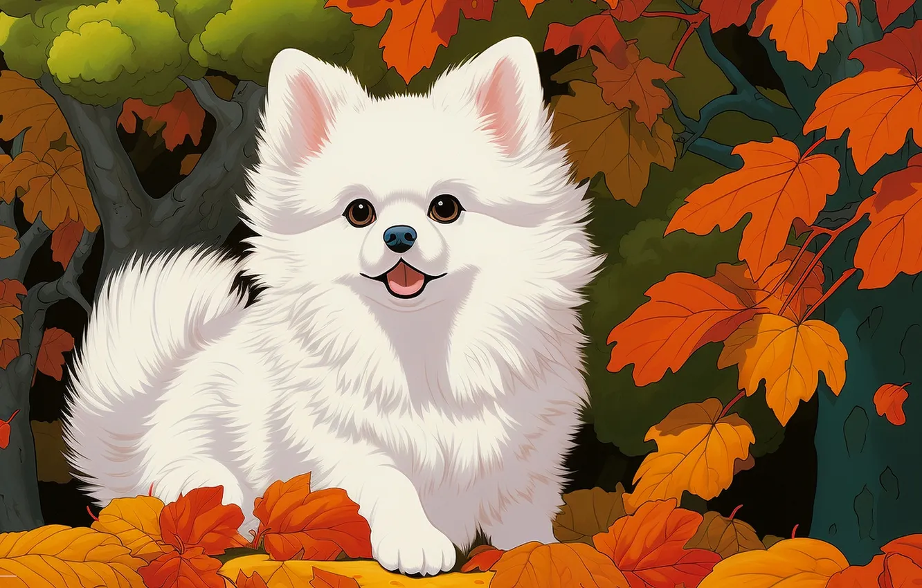 Фото обои figure, dogs, neural network