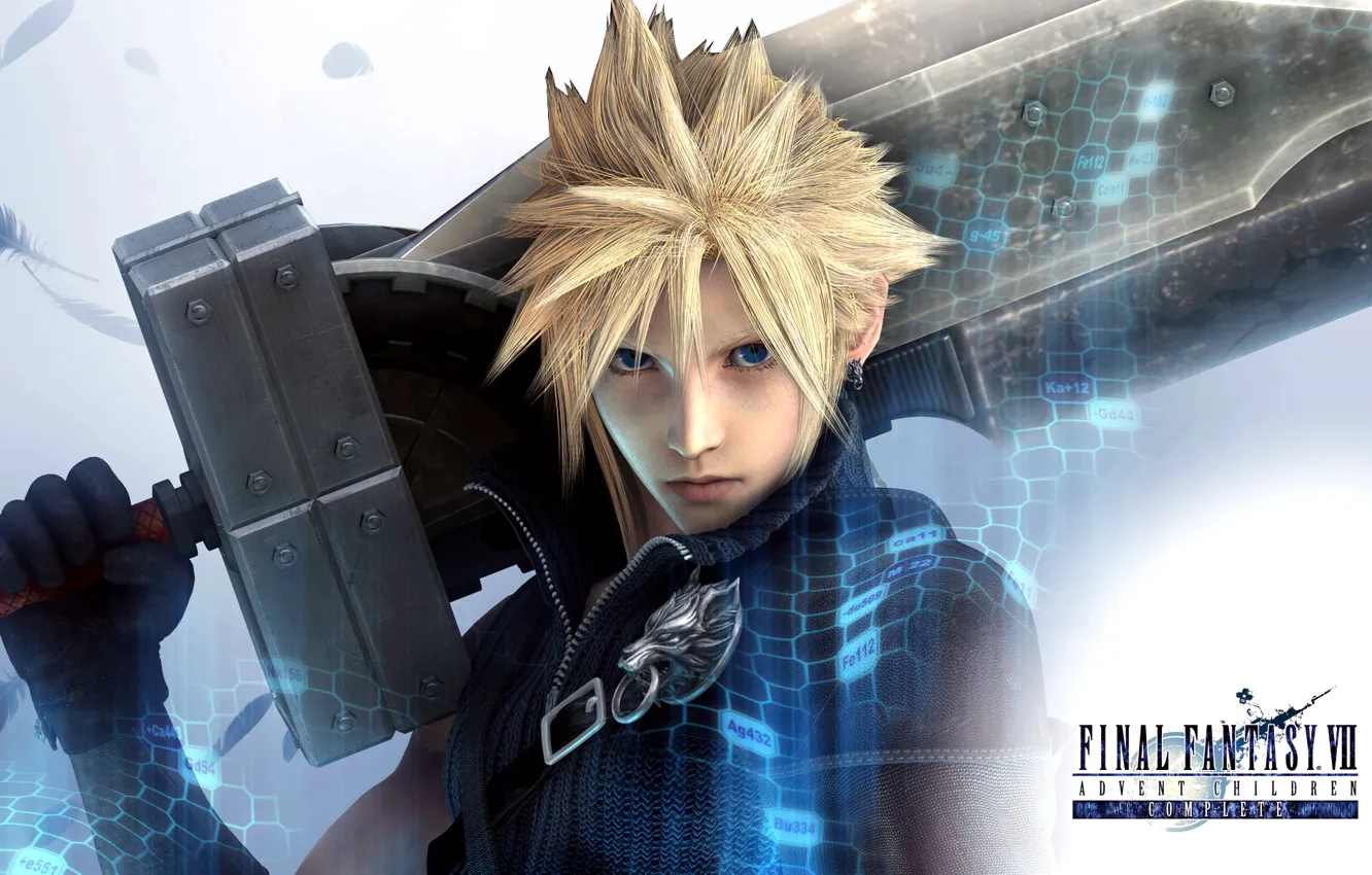 Фото обои Final Fantasy 7, Клауд, Последняя фантазия, оружее