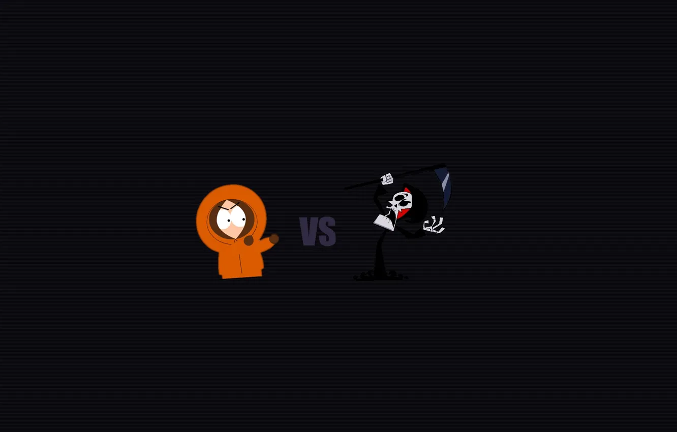 Фото обои смерть, минимализм, кенни, minimal, south park, death, kenny, кени