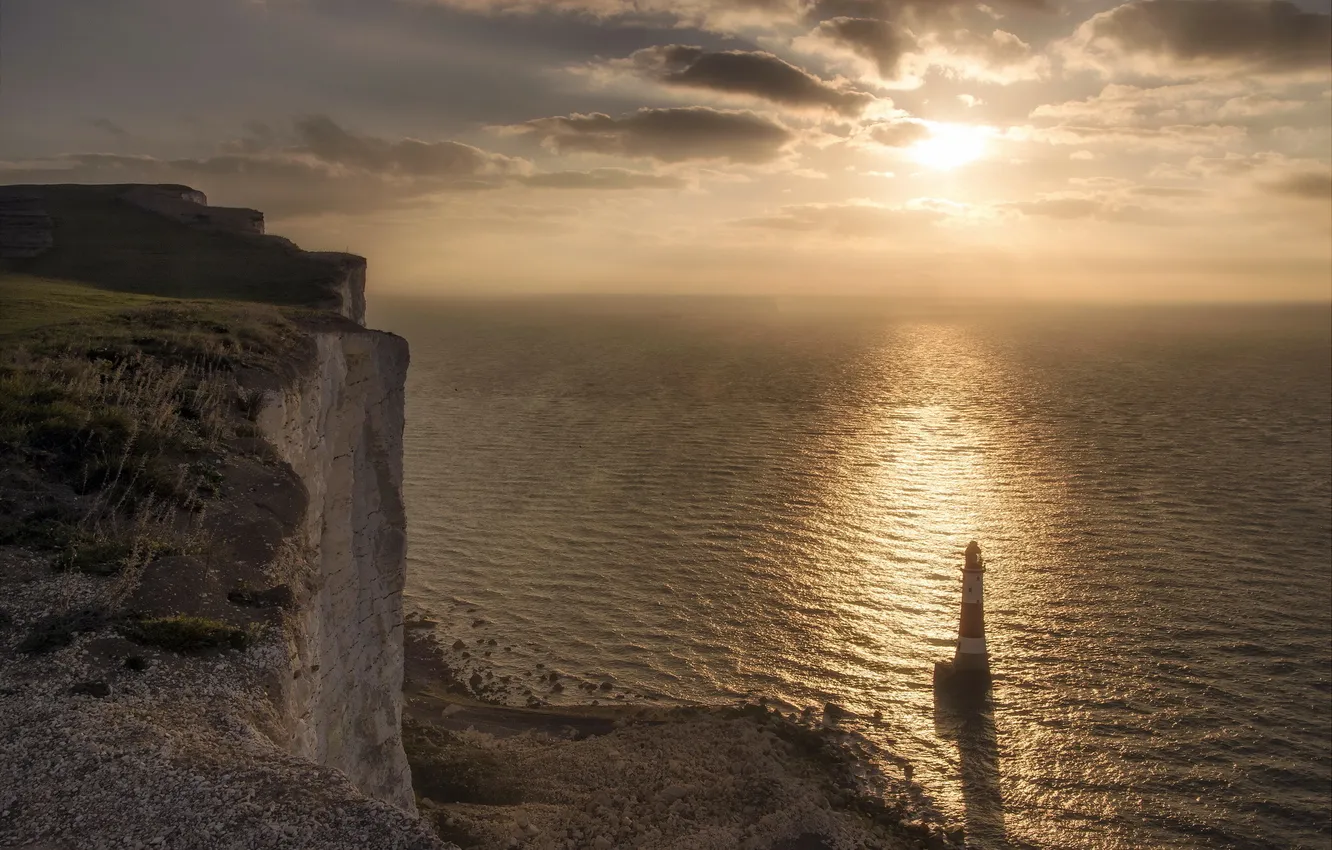 Фото обои Lighthouse, Sussex, Light Up, Beachy head