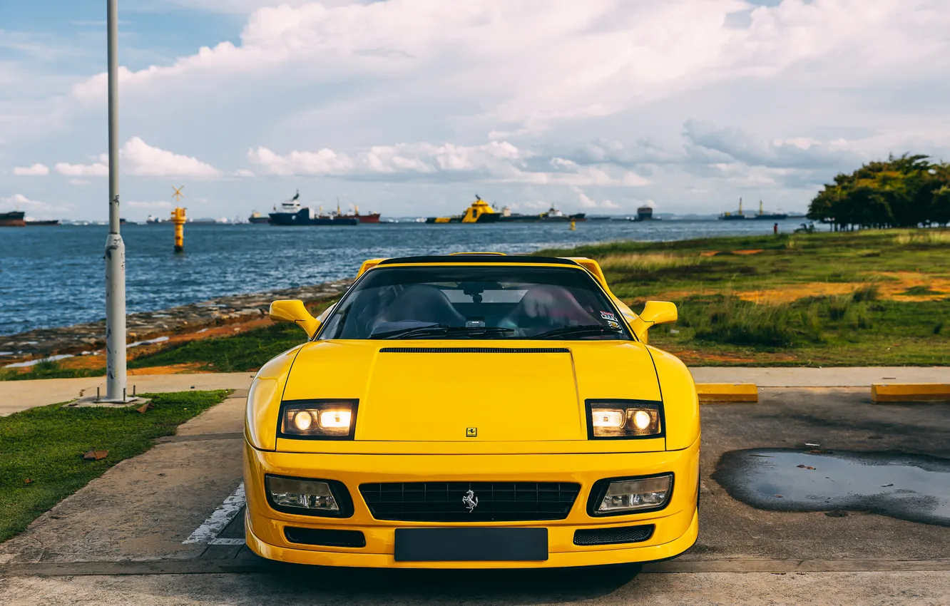 Фото обои дизайн, Ferrari, вид спереди, Pininfarina, 1994, единственный экземпляр, Trasversale Spider, Collecting Cars