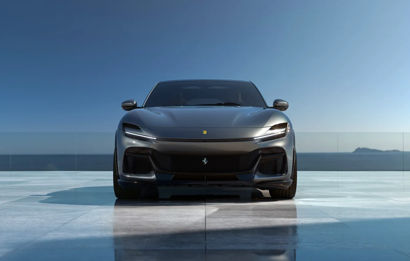 Фото обои Ferrari, 2022, New Energy, Purosangue, Electric Vehicle