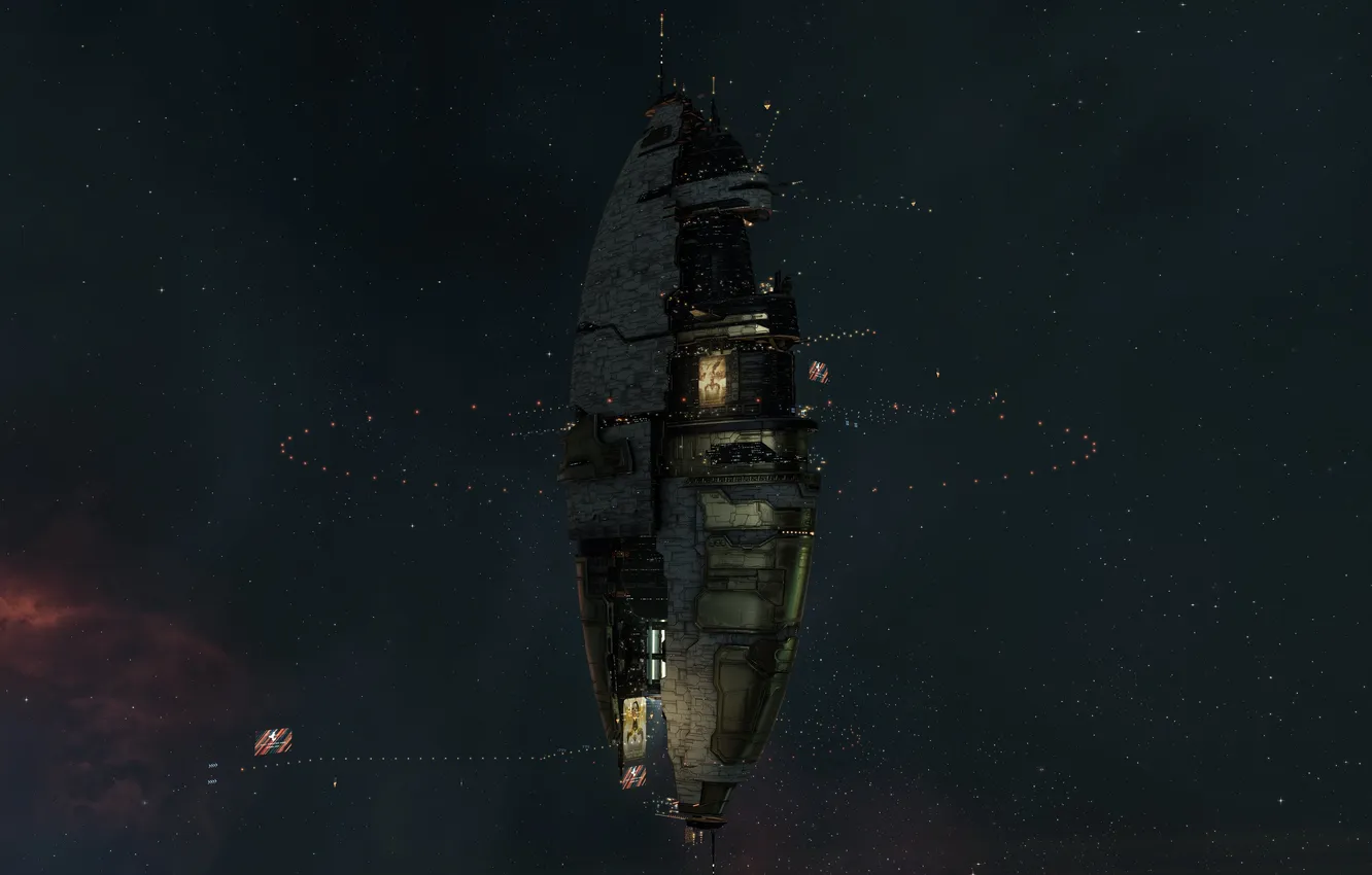 Фото обои space, game, station, eve online, CONCORD