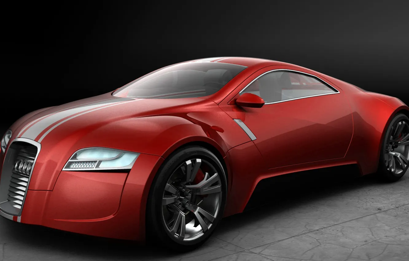 Фото обои Concept, Audi, купе, R-Zero