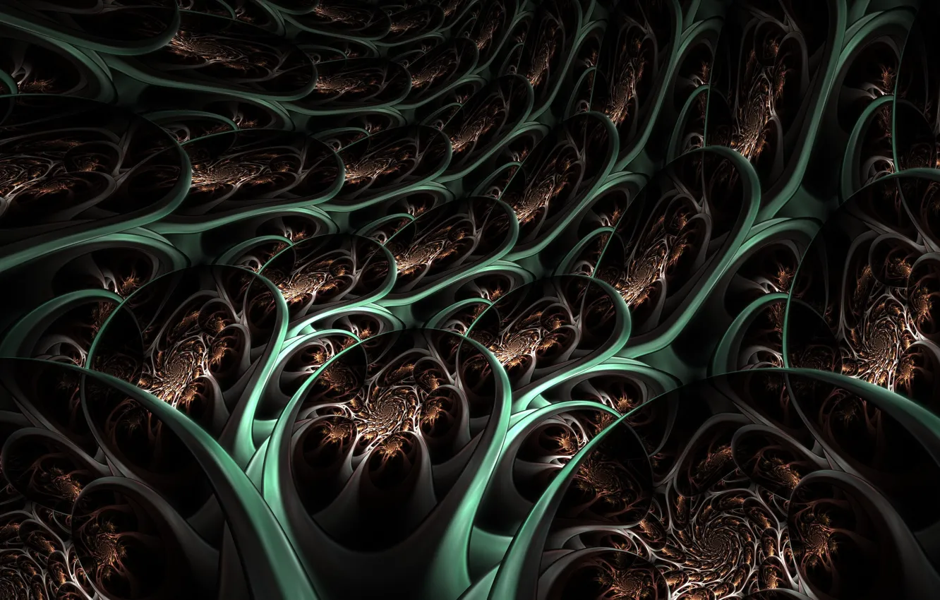 Фото обои узор, черный, темный