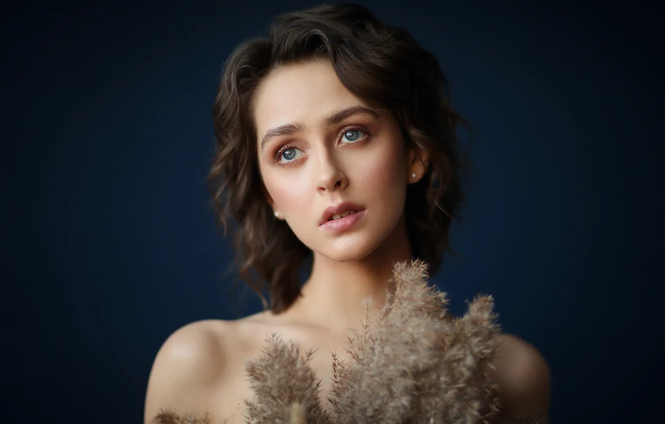 Фото обои темный фон, Dasha, Дмитрий Архар, портретная фотография