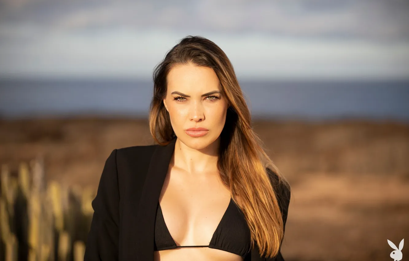 Фото обои playboy, model, pose, jacket, jasmin, Sophistication