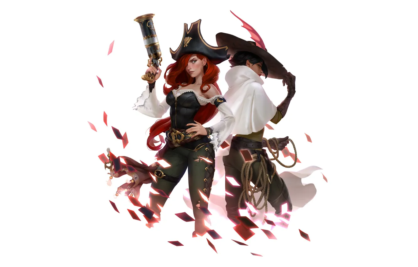 Фото обои девушка, Miss Fortune, Legends of Runeterra