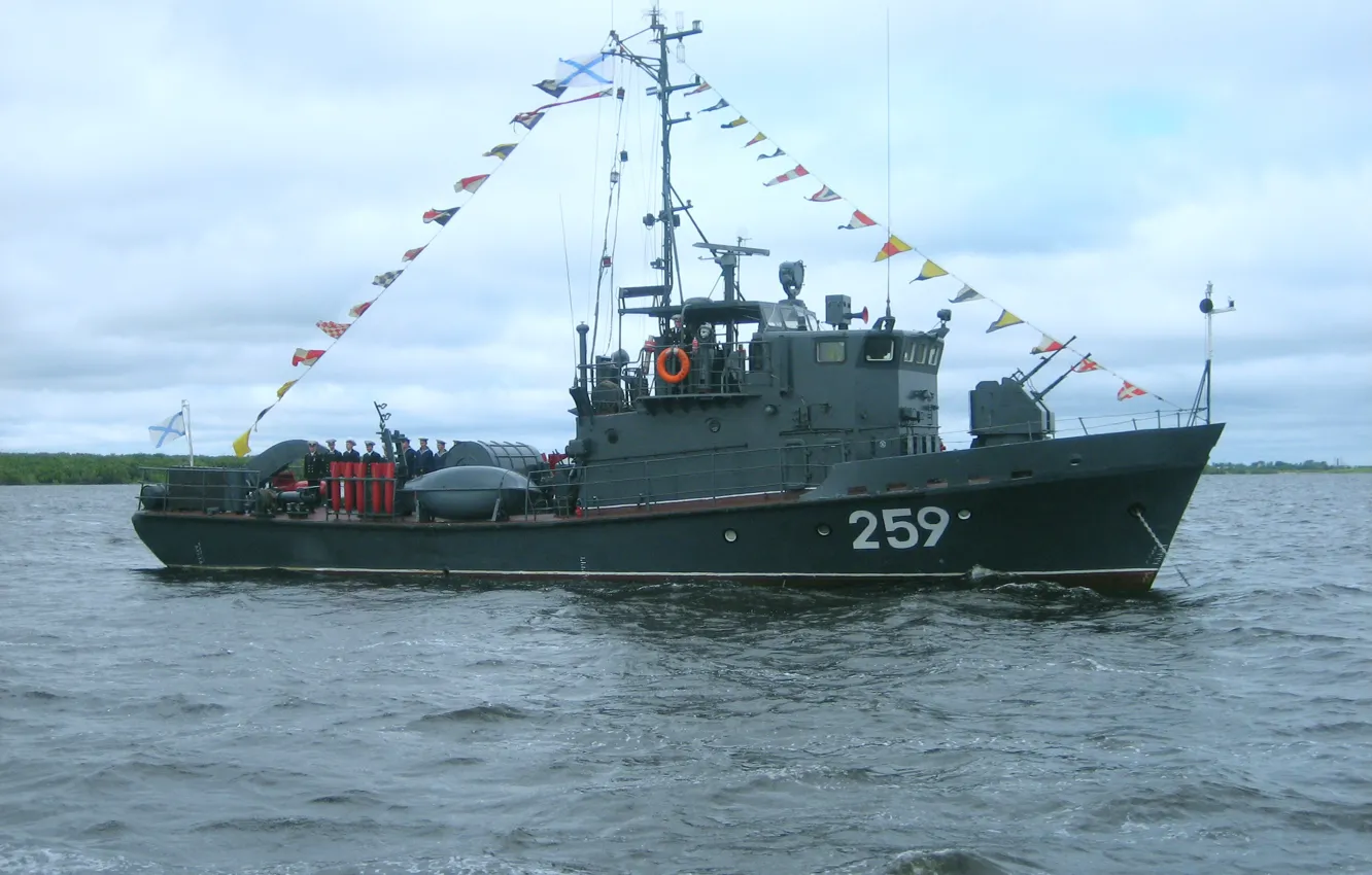 Фото обои тральщик, рейдовый, РТ-236