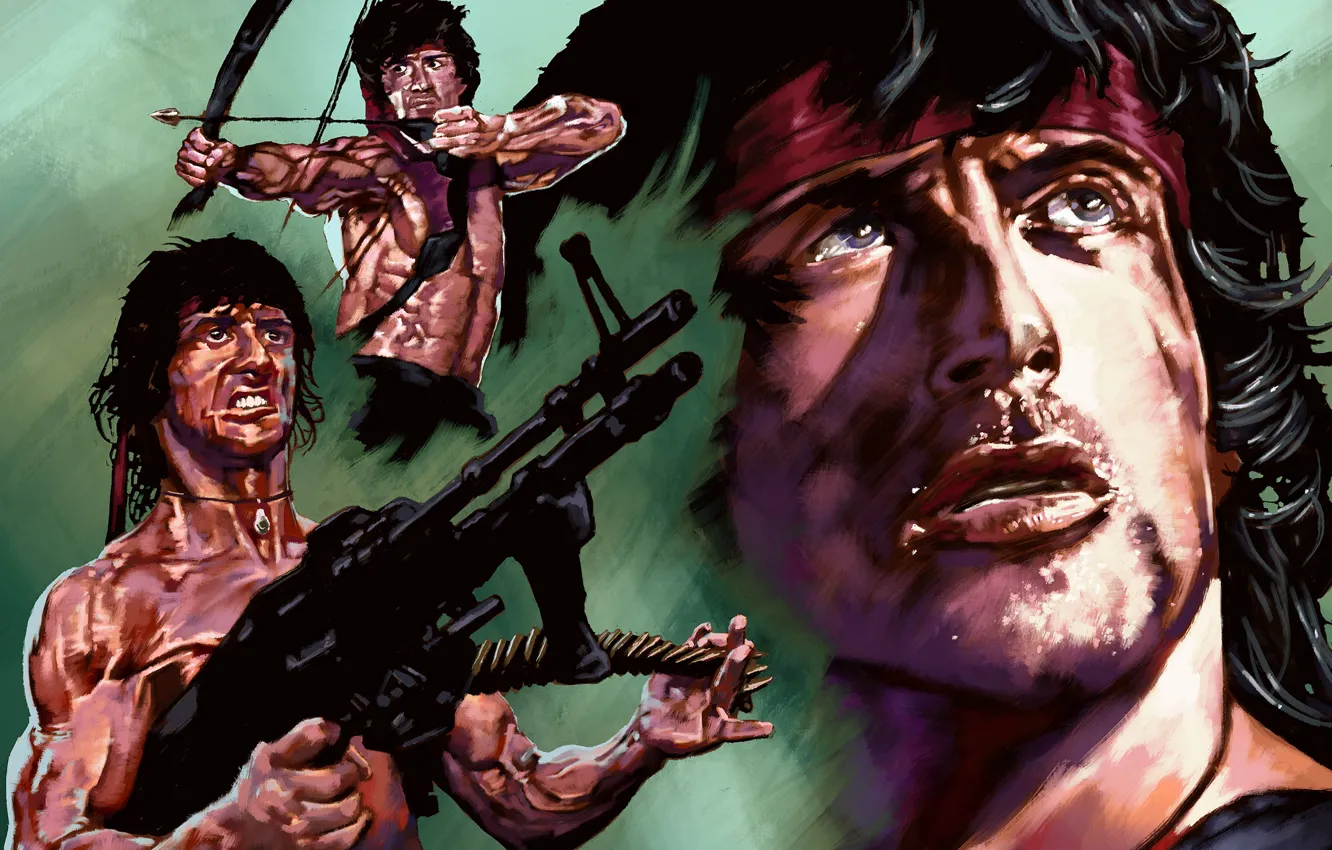Фото обои боевик, Sylvester Stallone, Рэмбо, Rambo