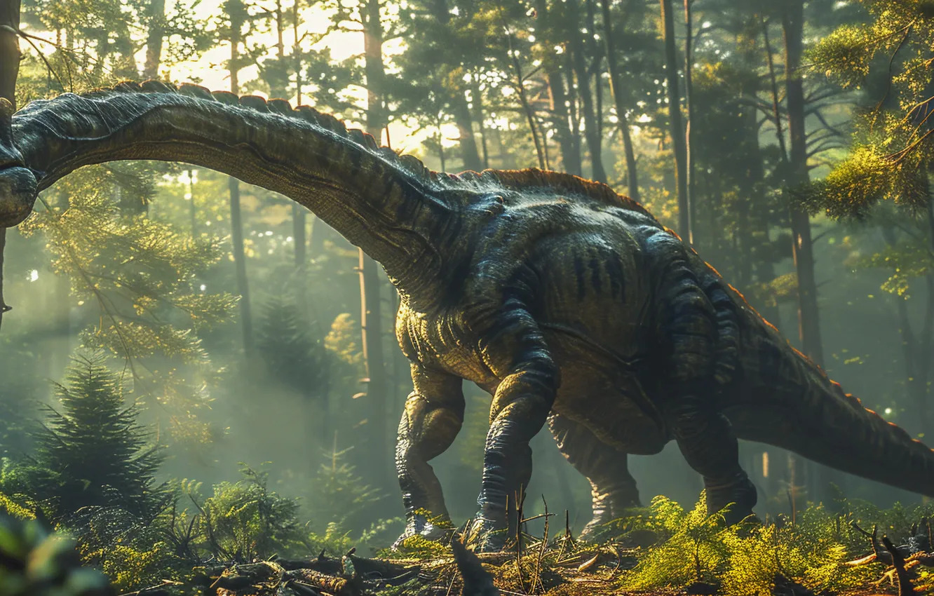 Фото обои nature, dinosaur, sauropod
