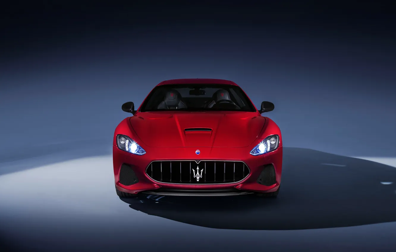 Фото обои car, Maserati, red, Maserati Granturismo