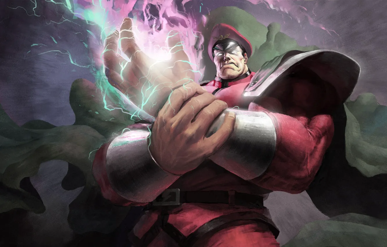 Фото обои арт, Street fighter, Bison