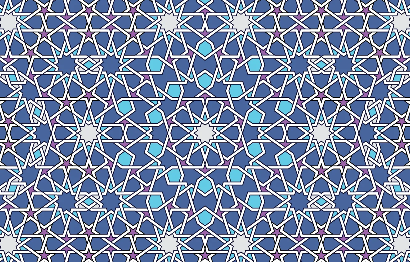 Фото обои pattern, geometry, islamic pattern