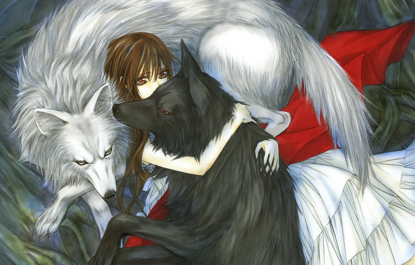 Фото обои Vampire Knight, Trio, Yuki Cross, Kuran Kaname, Kiryuu Zero