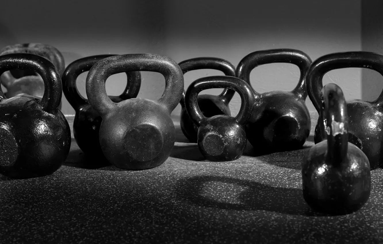 Фото обои fitness, crossfit, kettlebell