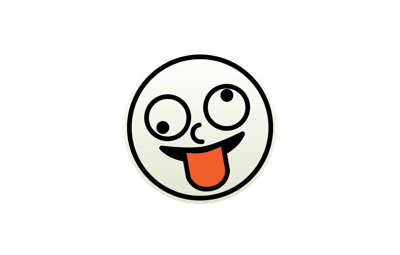 Фото обои язык, обои, белый фон, wallpaper, смайлик, white background, emoji, эмодзи