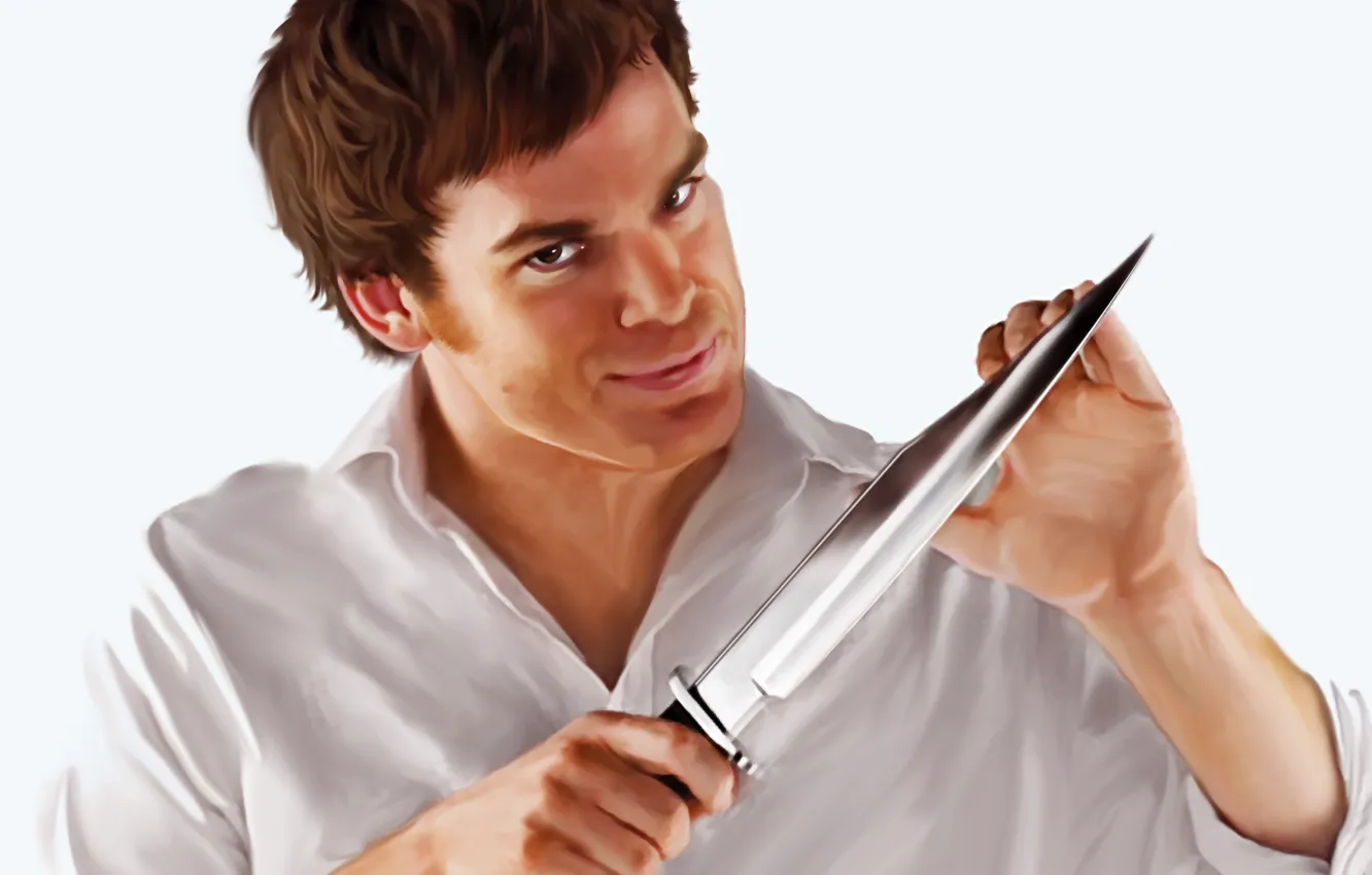 Фото обои нож, Dexter, сериал, Michael C. Hall, Showtime, убийца маньяк