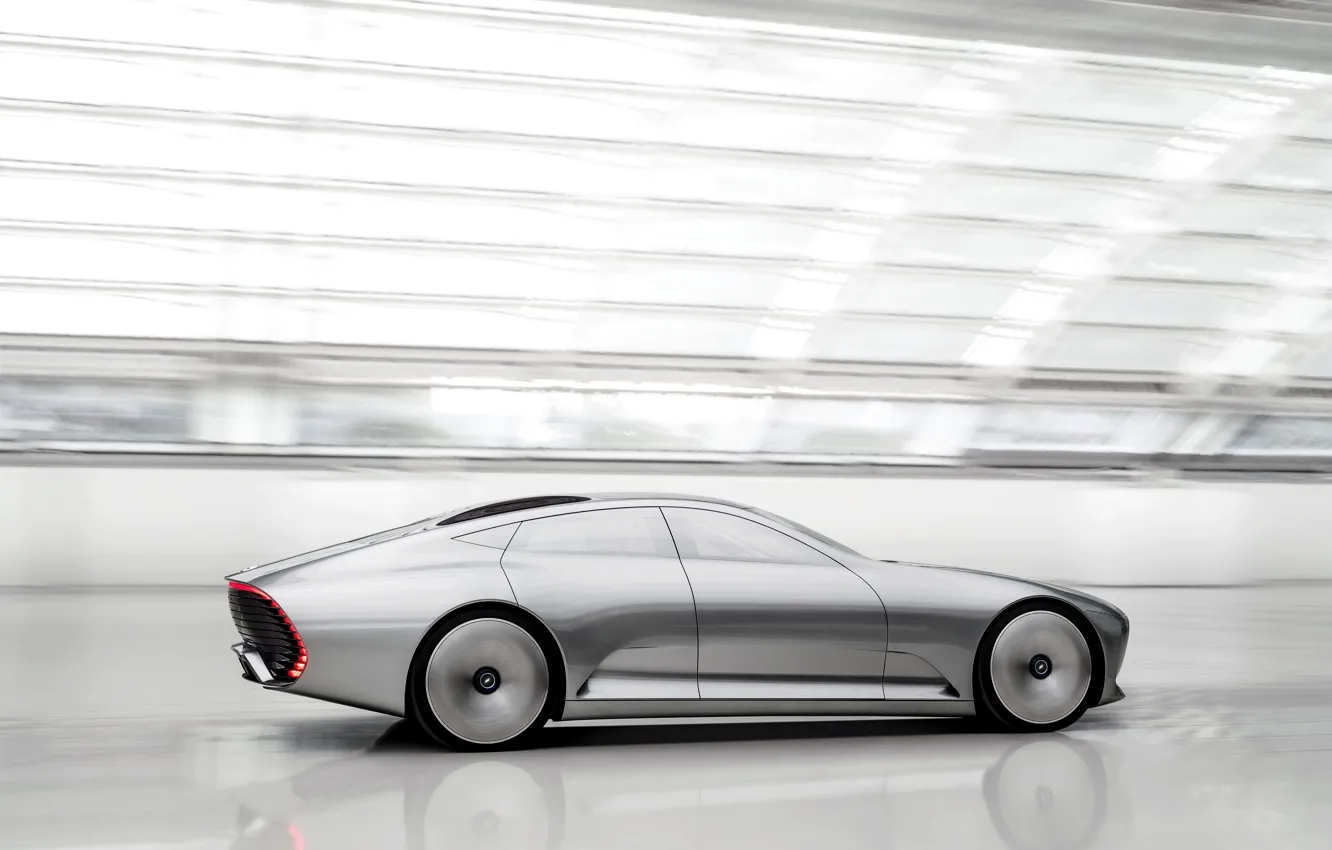Фото обои Mercedes-Benz, скорость, 2015, Intelligent Aerodynamic Automobile, Concept IAA