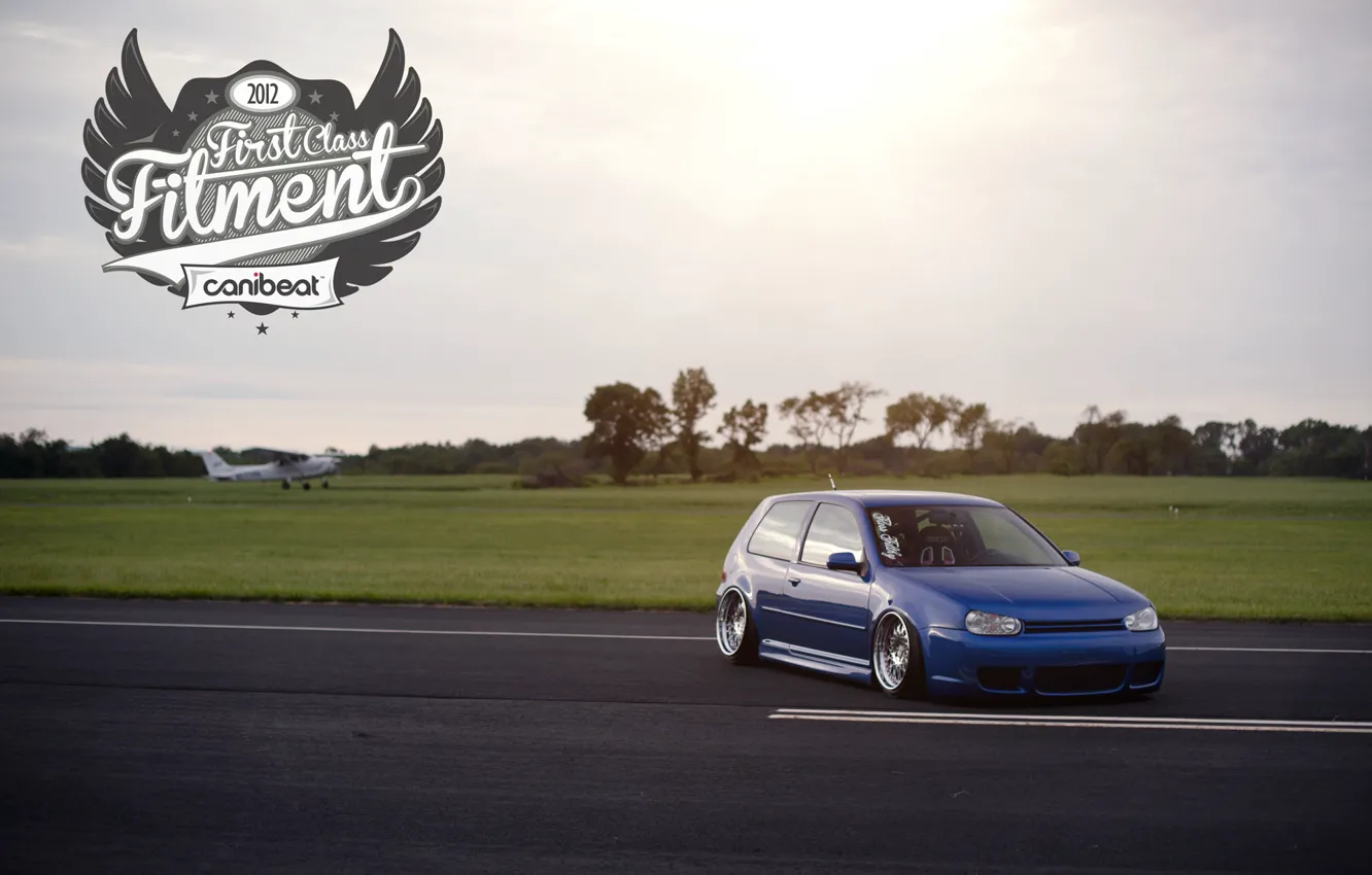 Фото обои R32, Golf IV, stence, Fitment, wallpapers Golf IV R32, Golf IV R32