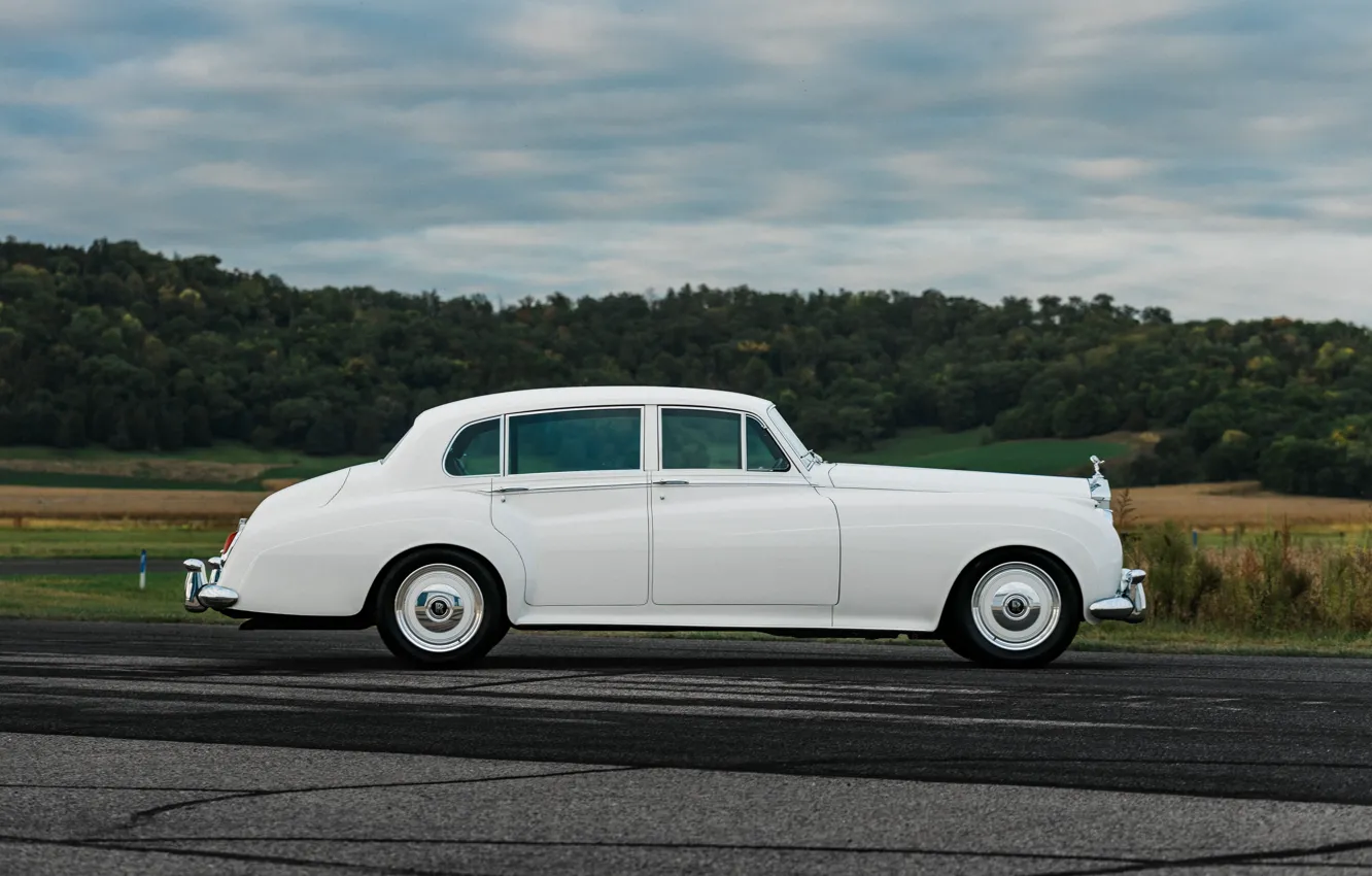 Фото обои Rolls-Royce, profile, 1961, Ringbrothers, Silver Cloud, Rolls-Royce Silver Cloud II, Rolls-Royce Silver Cloud II Paramount