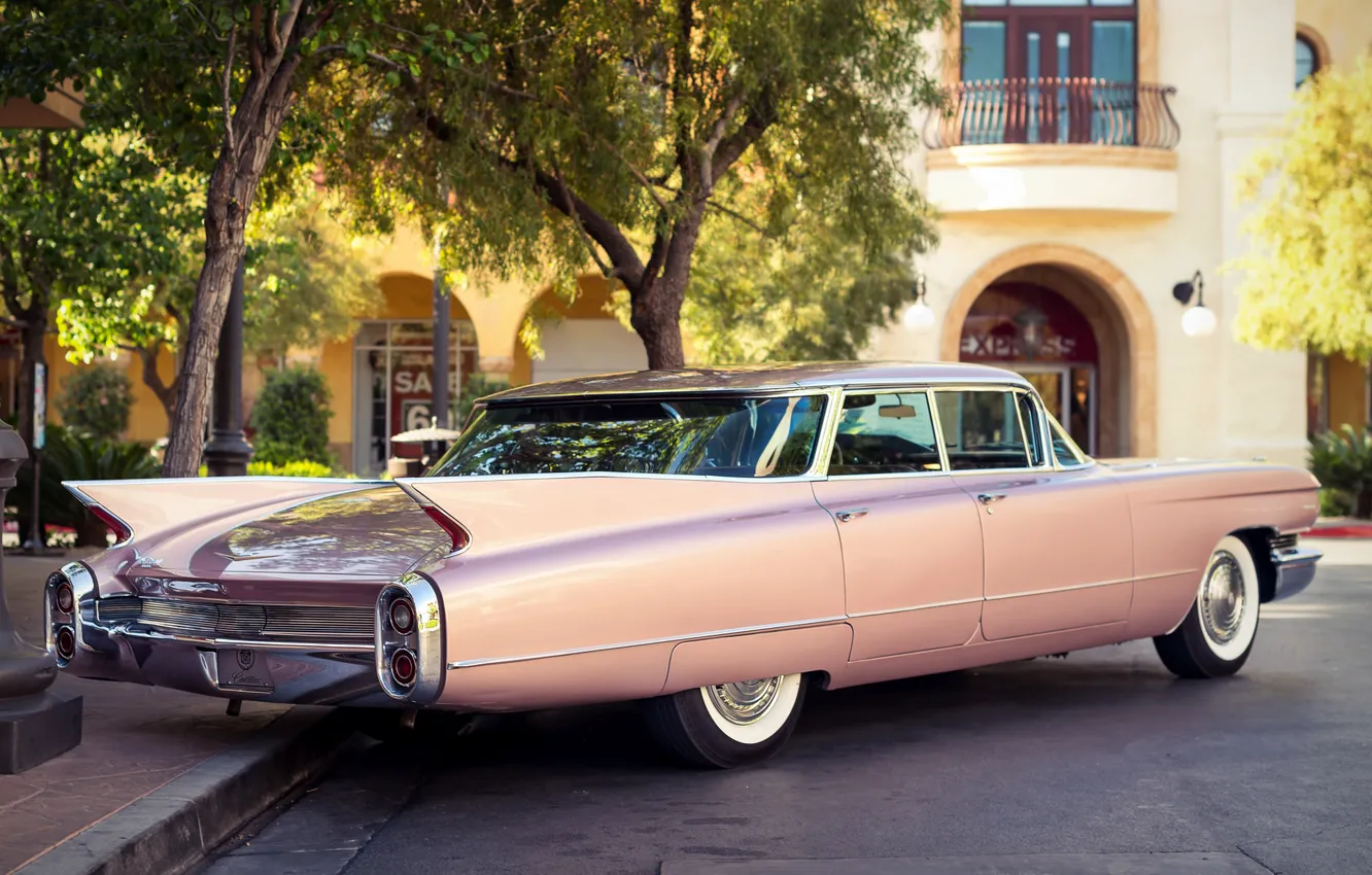 Фото обои ретро, Cadillac, 1960, классика