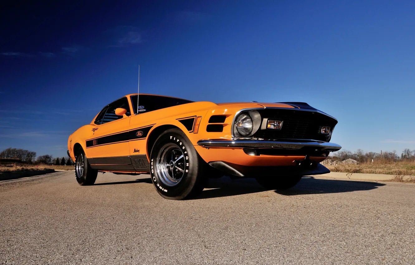 Фото обои Mustang, Ford, 1970, 1 428, Mach