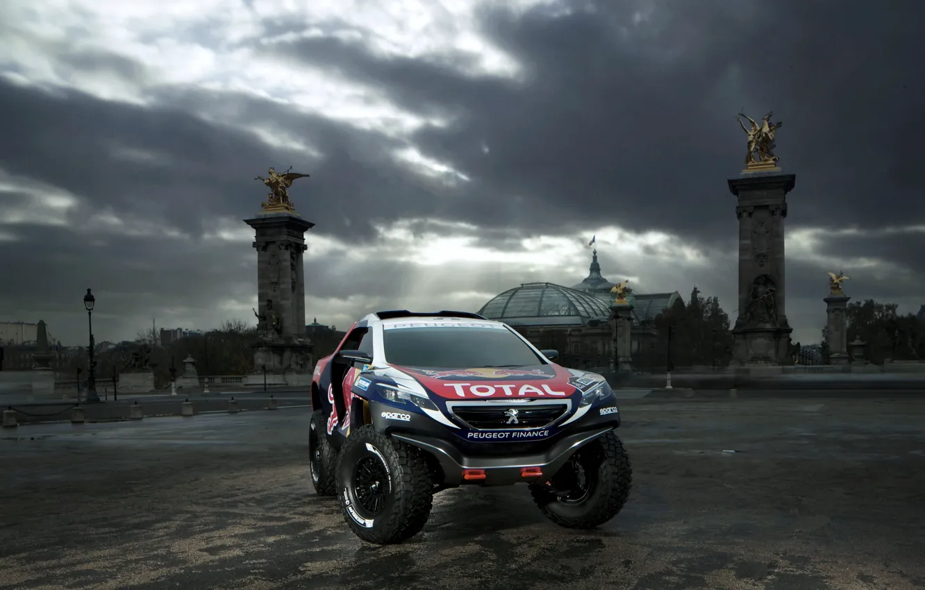 Фото обои 2008, Peugeot, пежо, DKR