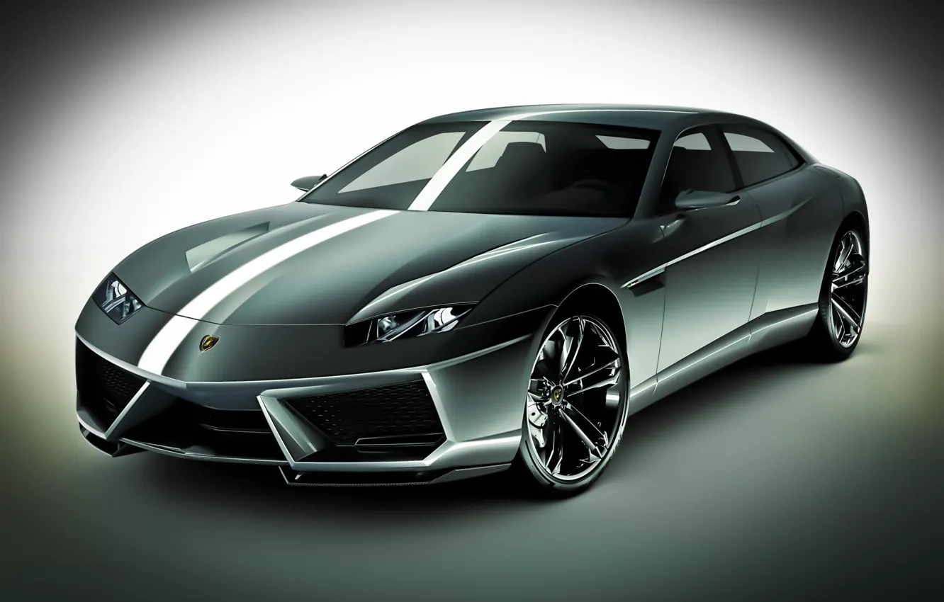 Фото обои белый, Lamborghini, концепт-кар, Estoque