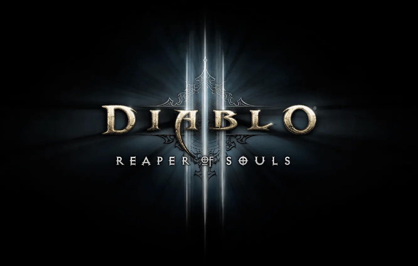 Фото обои Blizzard, Logo, Diablo III, Blizzard Entertainment, Reaper of Souls, Diablo III: Reaper of Souls, Expansion …