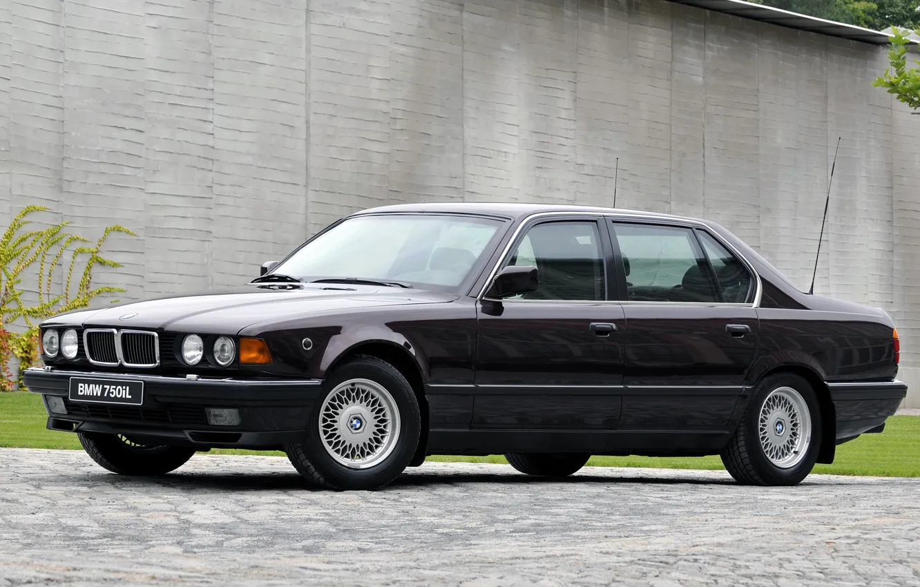 Фото обои bmw, бмв, 750, семёрка, 7 series, e32