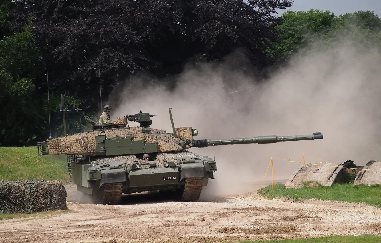 Фото обои Англия, танк, Challenger, бронетехника, военная техника
