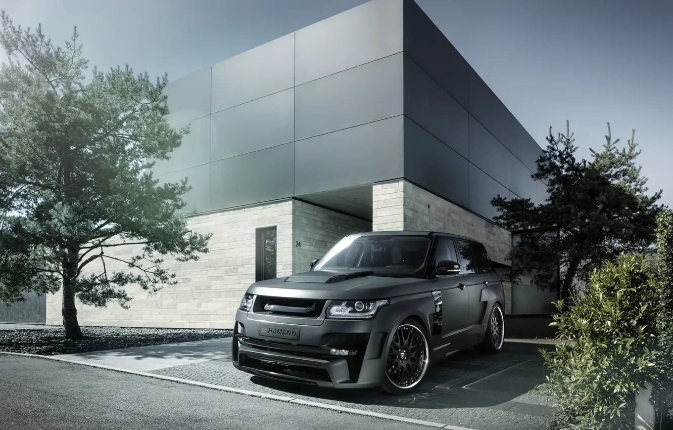 Фото обои тюнинг, Land Rover, Range Rover, Hamann, tuning, передок, Mystere