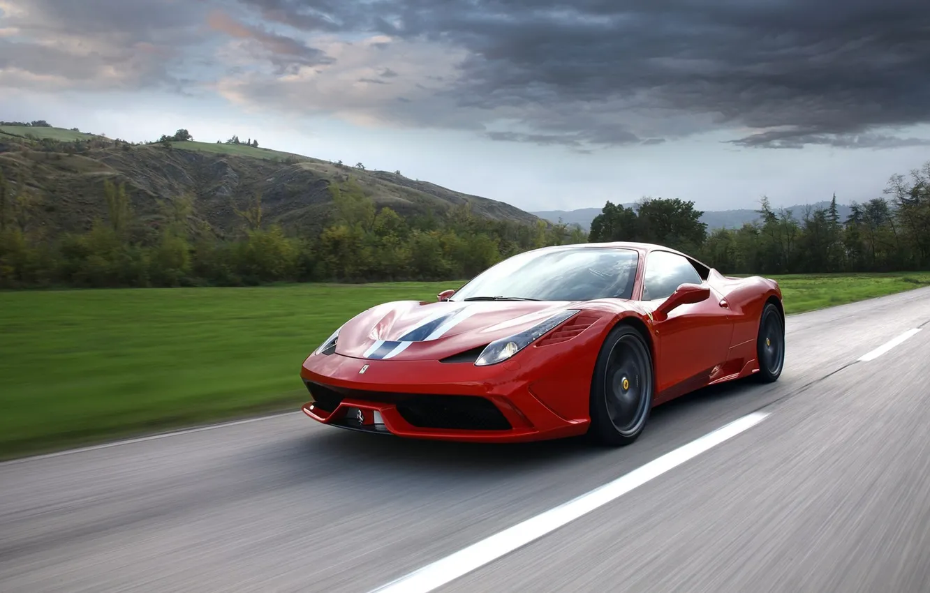 Фото обои Ferrari, 458, Speciale, 2014