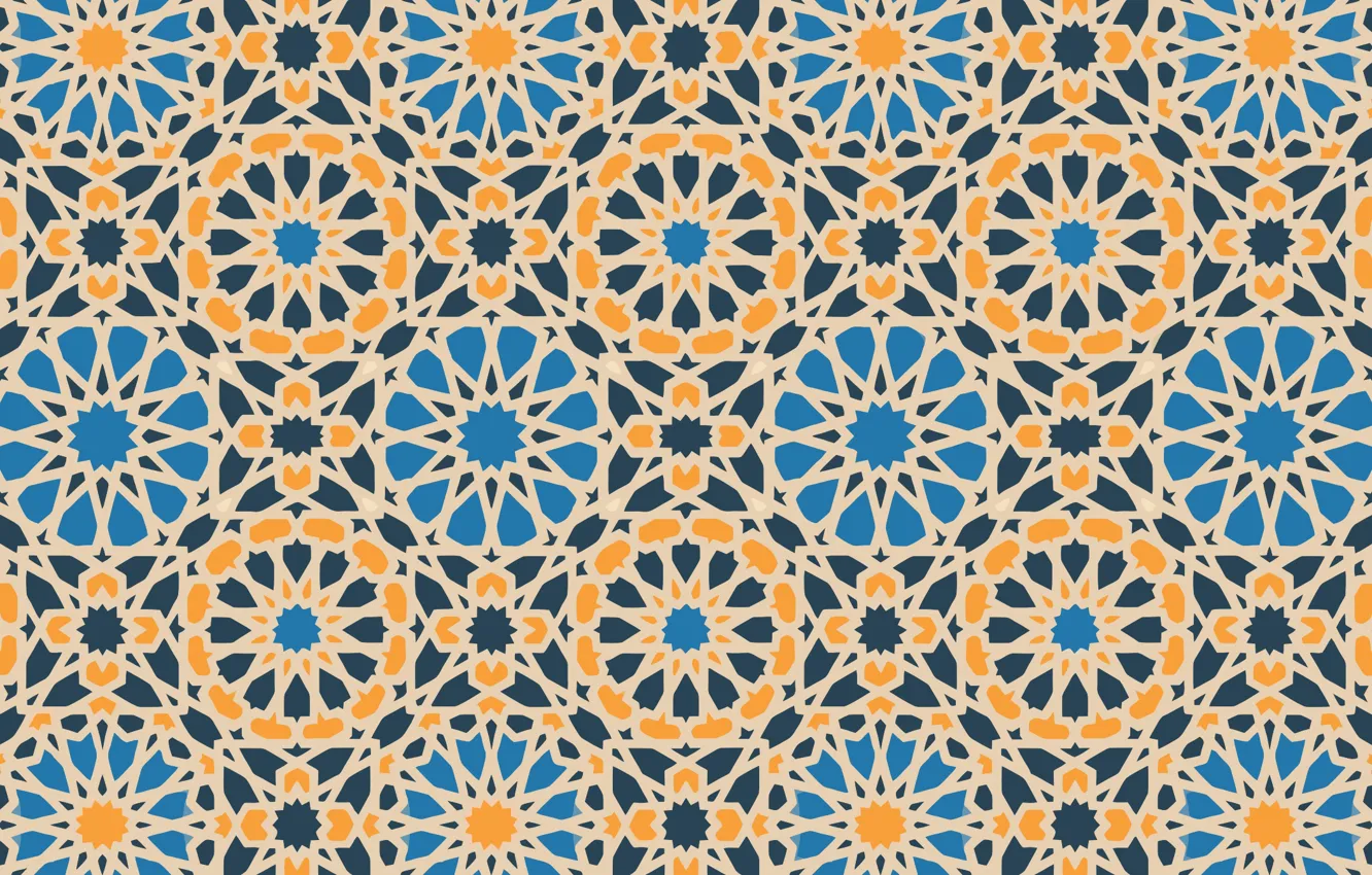 Фото обои texture, geometry, islamic pattern