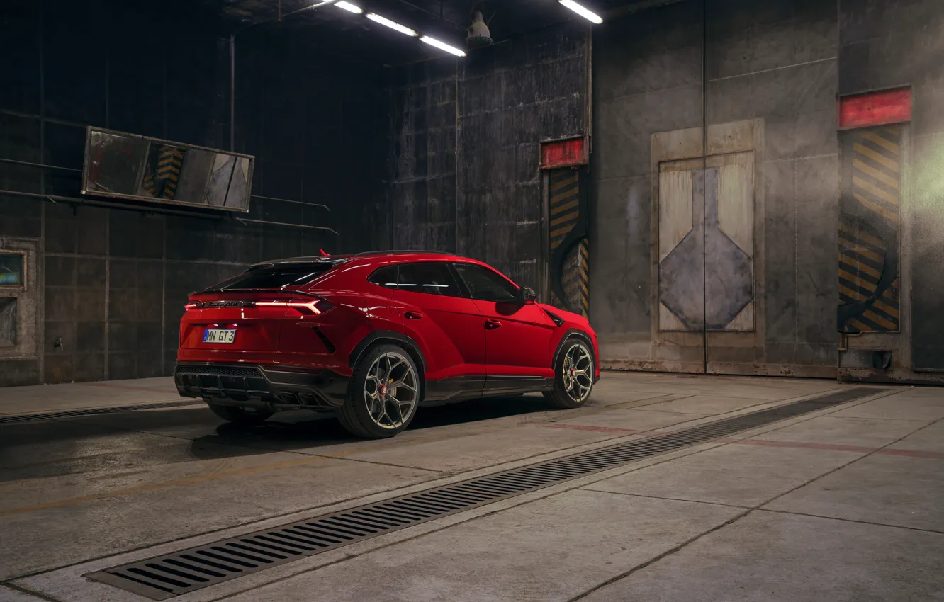 Фото обои Lamborghini, кроссовер, Urus, Novitec, 2019