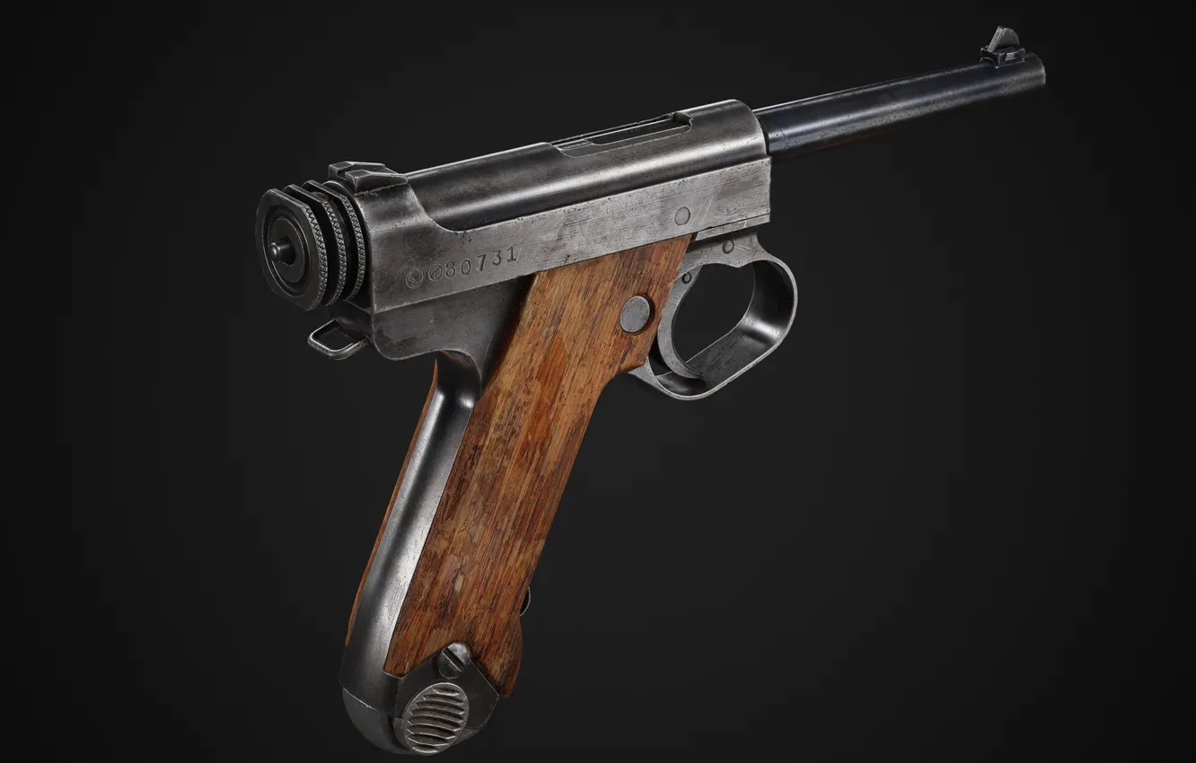 Фото обои самозарядный пистолет, Nambu Type 14, Кидзиро Намбу, Япония