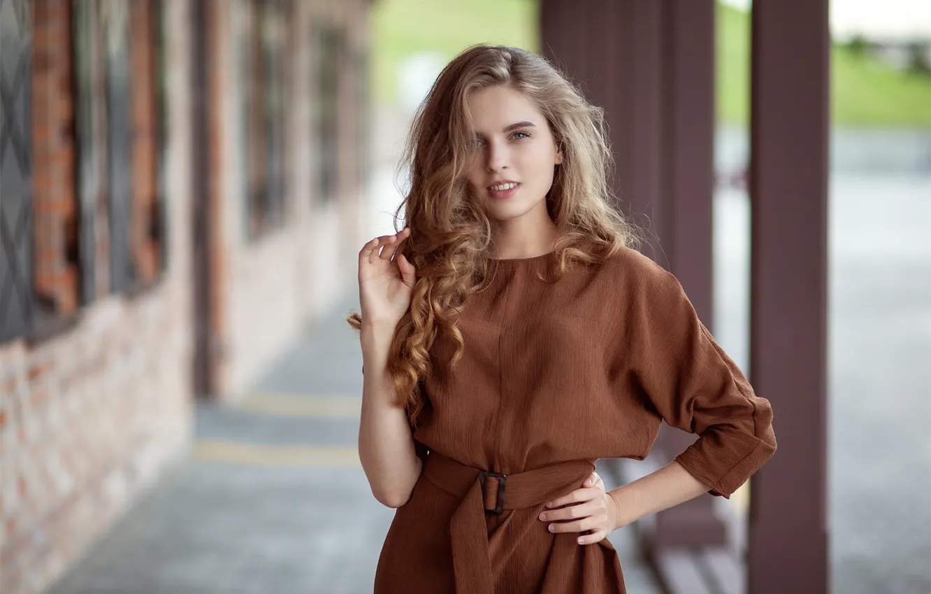 Фото обои girl, dress, woman, young, long-haired