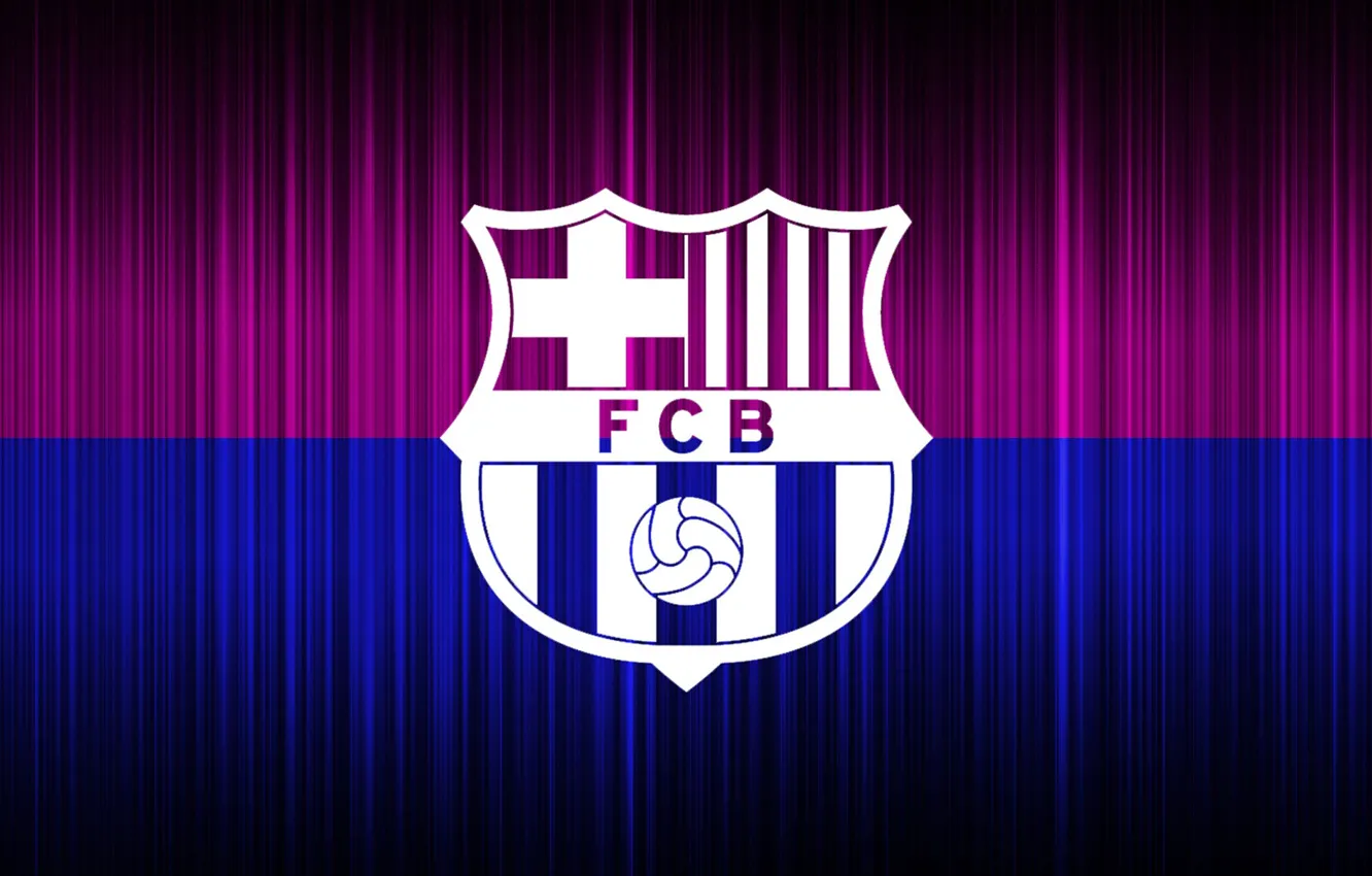 Фото обои wallpaper, sport, logo, football, FC Barcelona