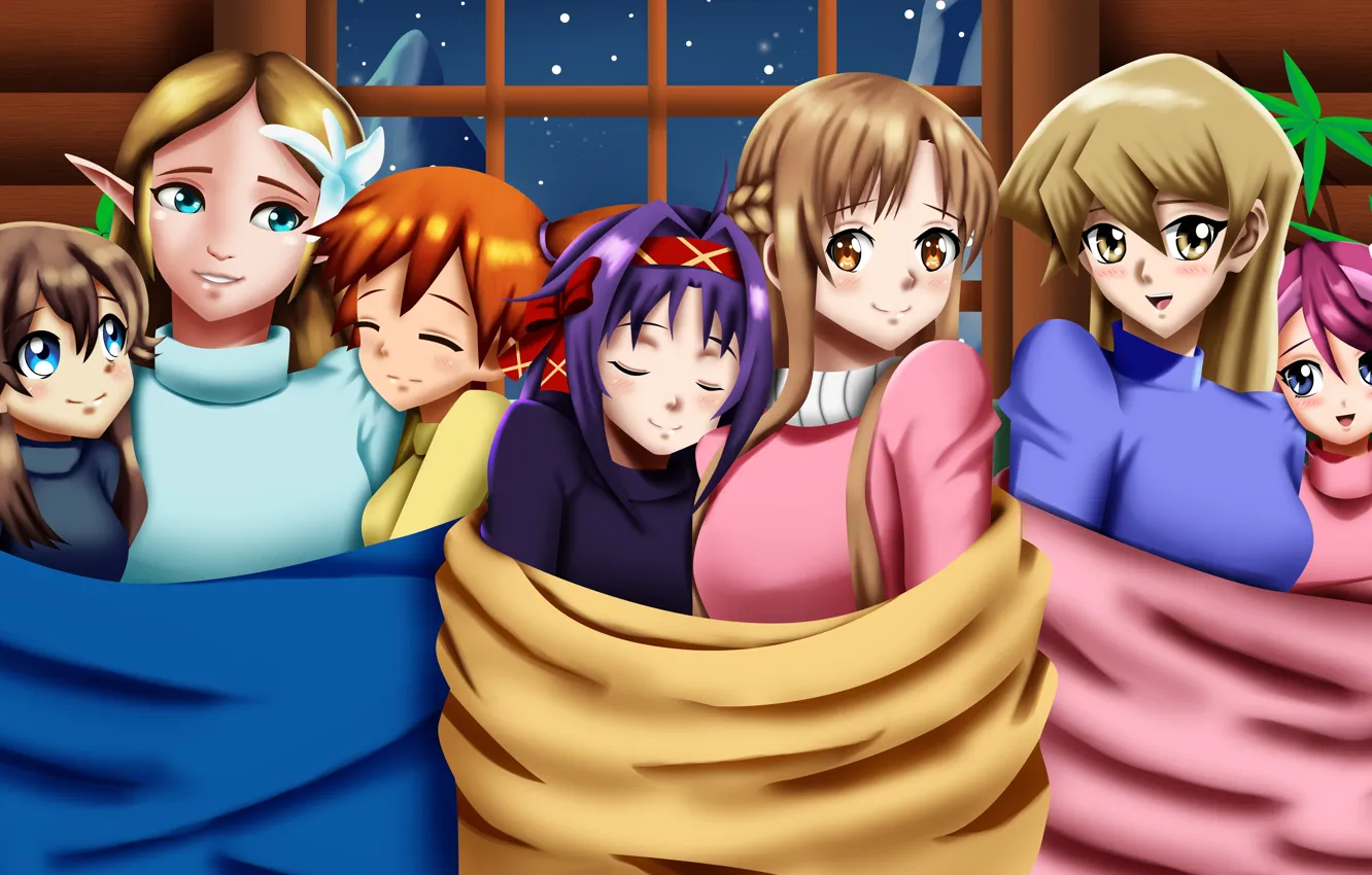 Фото обои anime, asian, manga, Sword Art Online, oriental, SAO, bishojo, light novel